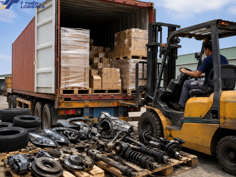 nhập khẩu phụ tùng ô tô